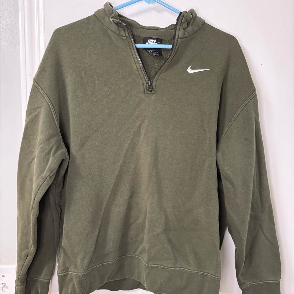 Nike Forest Green Half-Zip Sweatshirt
